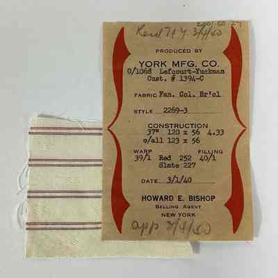 Fabric sample
