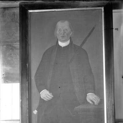 Col. Thomas Cutts portrait painting by John Brewster Jr.