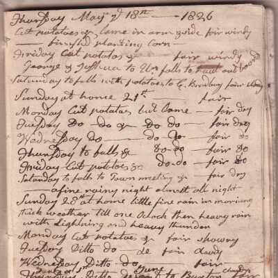 Diary, Volume 25, 1826-1828