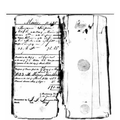 Simpson pension papers