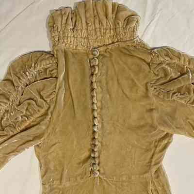 Buttons on the back of the dress
