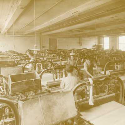 Laconia Mills - weaving room