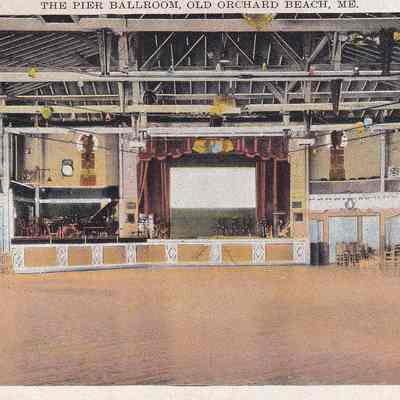 Old Orchard Beach Pier Ballroom Postcard