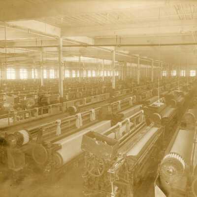 Laconia Mills - weaving room