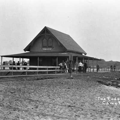 Camp Ellis Dummy Train station