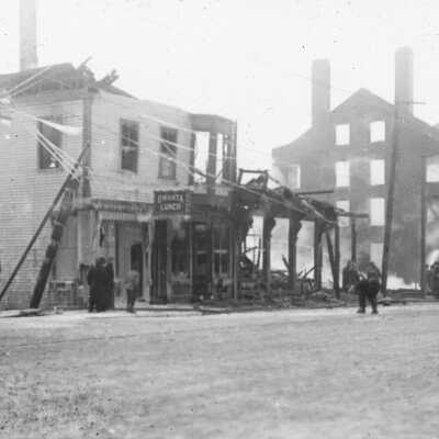 Saco Main Street fire, 1912
