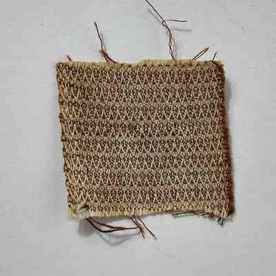 Fabric sample and weaving draft