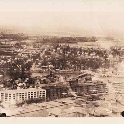 Saco-Lowell Shops, aerial view