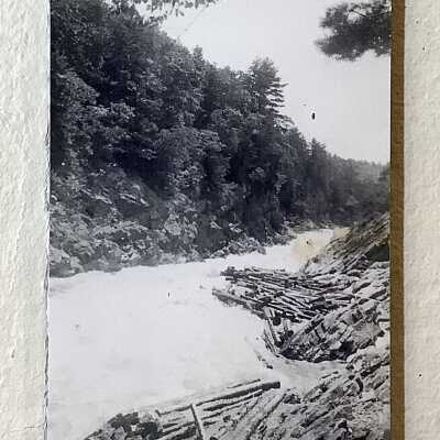 Saco River, Hollis, Maine, late 19th century: Gibeon E. Bradbury Family Papers, Dyer Library and Saco Museum Archives