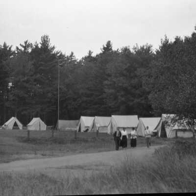 Tents at Camp Ellis, ME