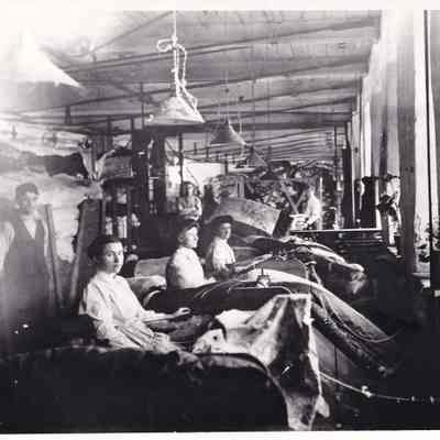 Pepperell Manufacturing Company finishing room
