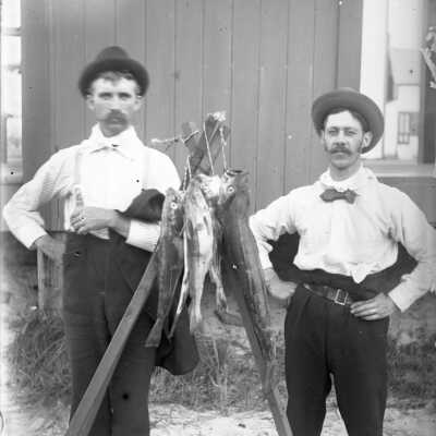Fish - H.L. Ricker and Edgar Vaughn, Ocean Park, ME