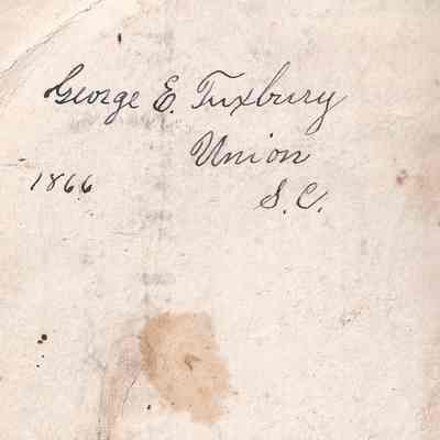 Back of slave trader's card