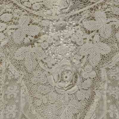 Detail of bodice lace