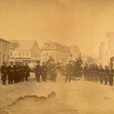 Saco Fire Brigade on Main Street
