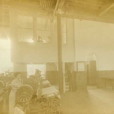 Laconia Mills - weaving room
