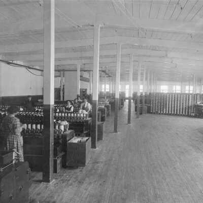 Laconia Mills - spooling room