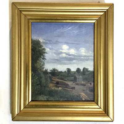 Salmon Falls from William Foss's, Buxton Side