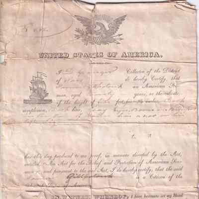 Seaman's Protection Certificate