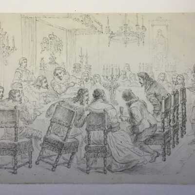 Seventeenth Century Dinner Scene