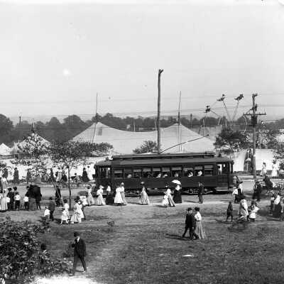 Hudson River Trolley at fairgrounds