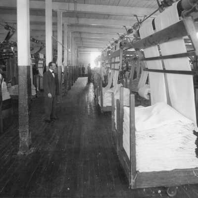 Laconia Mills - finishing room