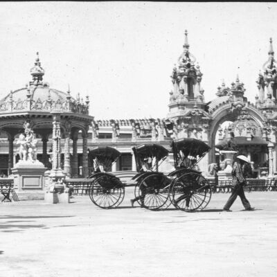 Rickshaws, Pan American Exposition, 1901