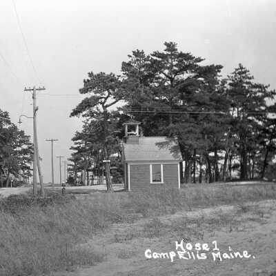 Fire hose station, Camp Ellis, ME