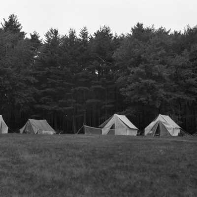 Tents at Camp Ellis, ME