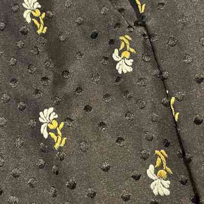Bodice fabric detail.