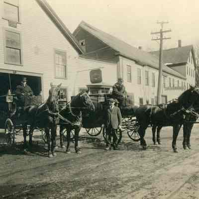 Thornton Avenue, Dennett Brothers Livery Stable, Saco, Maine