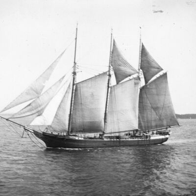 Schooner on Long Island Sound, NY