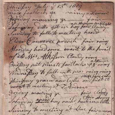 Diary, Volume 15, 1809-1810