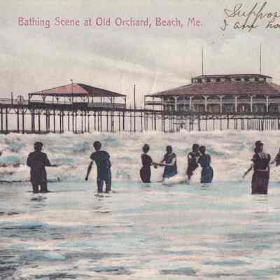 Old Orchard Beach Panoramic Postcard