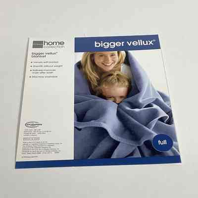 Vellux blanket package insert
