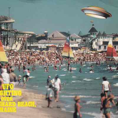 Old Orchard Beach UFO Postcard