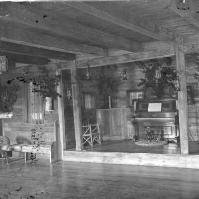 Quillcote barn interior