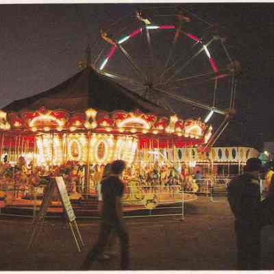 Old Orchard Beach Amusement Park Postcard