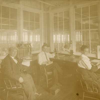 Laconia Mills - weaving room office