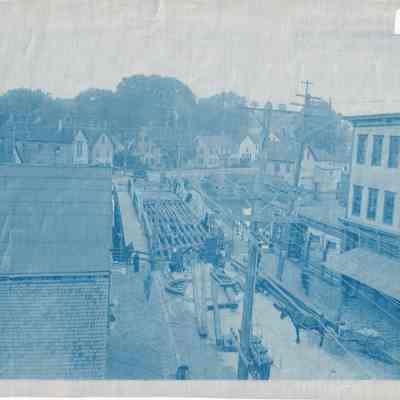 Saco-Lowell Shops, storage yard