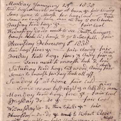 Diary, Volume 29, 1838-1840