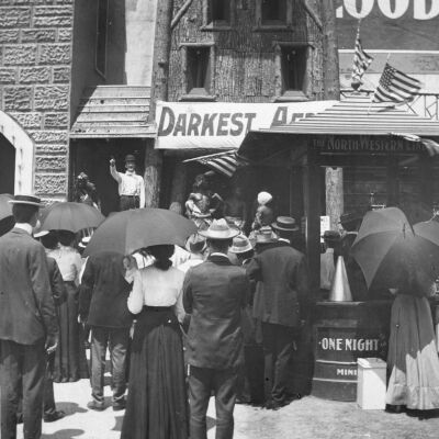 Darkest Africa exhibit, Pan American Exposition, 1901