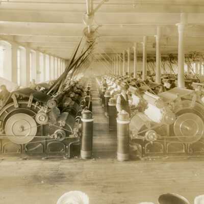 Laconia Mills - carding room