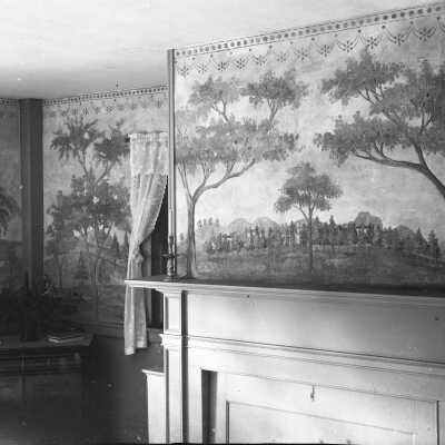 Quillcote interior - The Painted Room - North Wall