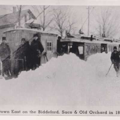 Beach Street, Saco, Electric Cars and Plow