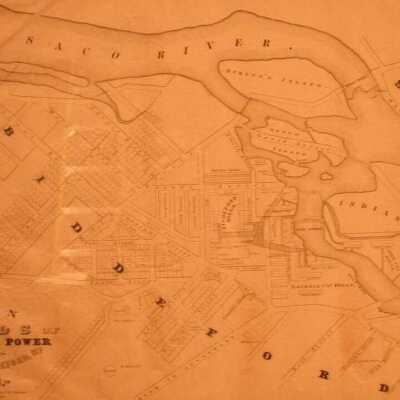 "Plan of Lands of Saco Water Power Co. 1848"