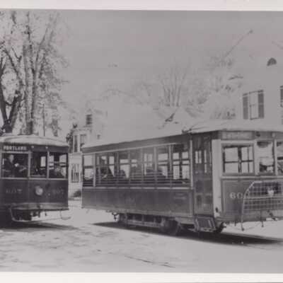 Main Street, Saco, Cars #607 and #603
