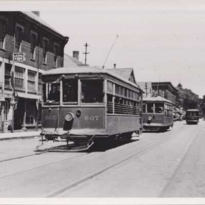 Main Street, Saco, Cars #607 and #608