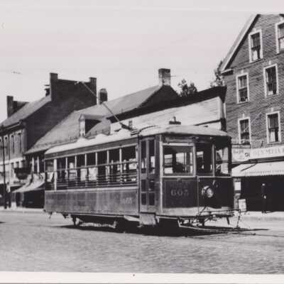 Main Street and Storer Street, Saco, Car #605