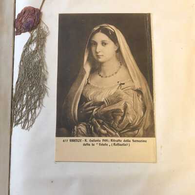 Dried flower between pp. 28-29